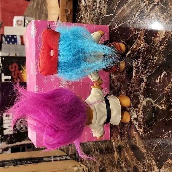 2 vintage Karaye and Scottland Troll dolls - Picture 4 of 6